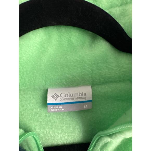 Women's Columbia Benton Springs Full-Zip Fleece Jacket BUNDLE in Navy and Green - Picture 2 of 3